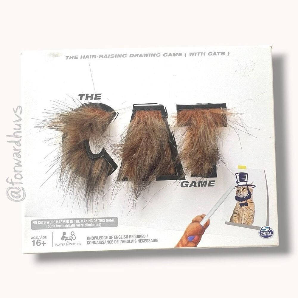 The Cat Game - Hair-Raising Drawing Board Game